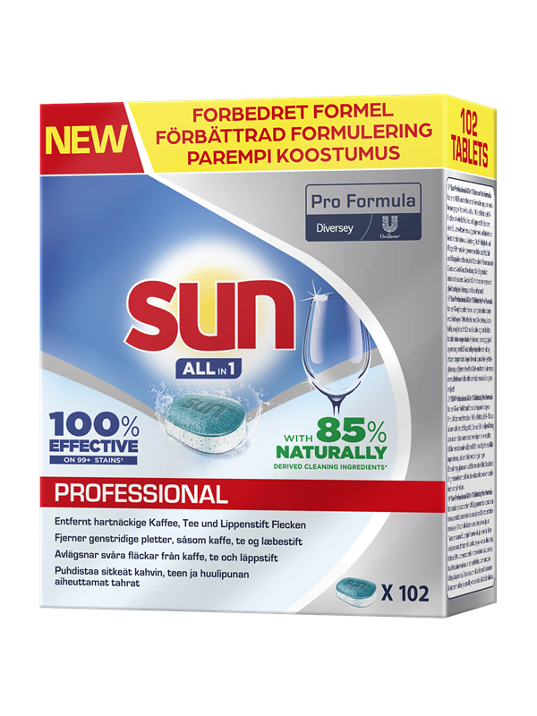 Sun Professional All-in-1 Dishwasher Tablets 102 pcs.