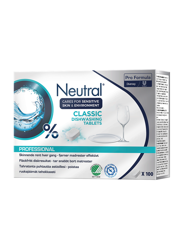 Neutral Professional Dishwasher Tablets 100 pcs.