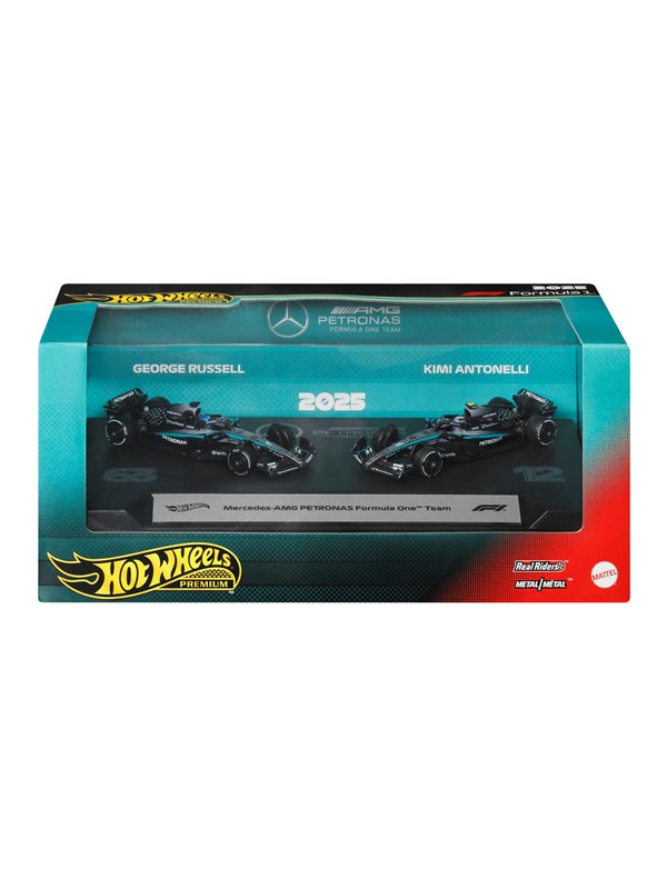 Hot Wheels F1 Racing Premium 2-Pack 1:64 Mercedes