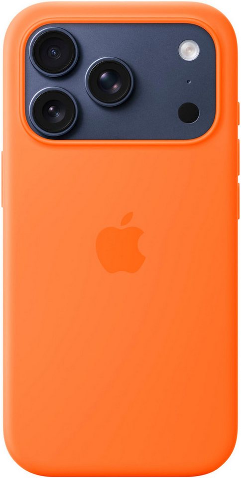Apple iPhone 17 Pro Silicone Case with MagSafe - Orange Bild 2