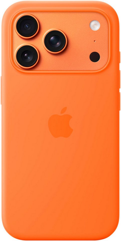 Apple iPhone 17 Pro Silicone Case with MagSafe - Orange Bild 3