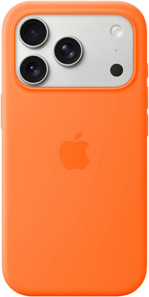 Apple iPhone 17 Pro Silicone Case with MagSafe - Orange Bild 4