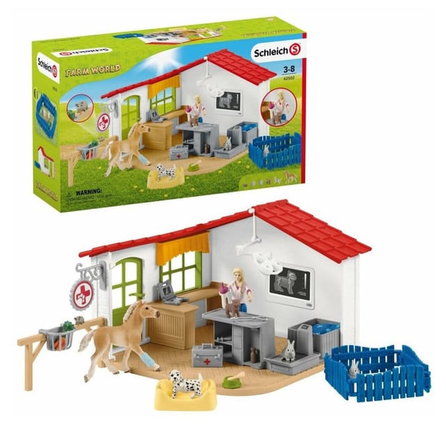 Schleich Veterinarian Practice with Pets