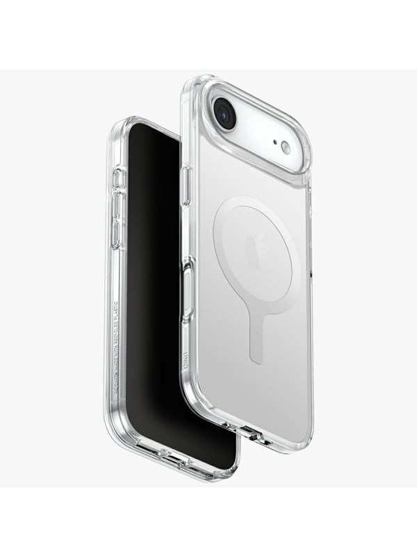 UNIQ Clario Magclick Charging Case for iPhone Air - Transparent