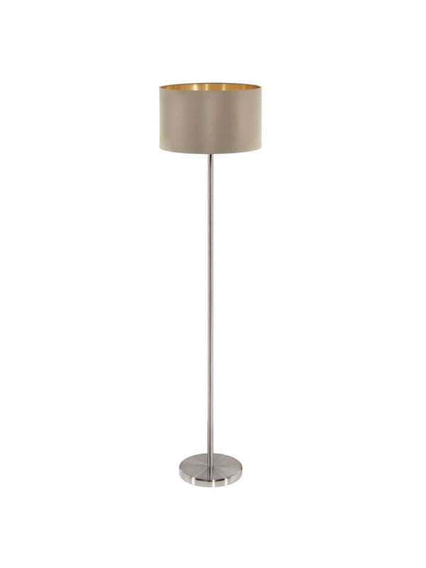 EGLO MASERLO Stehleuchte, taupe, gold