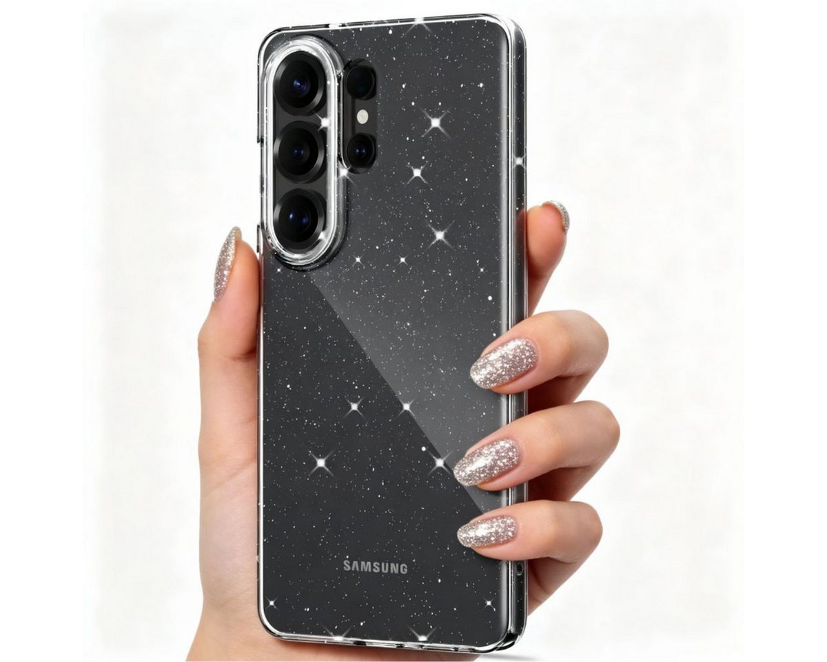 Tech-Protect FlexAir Case for Samsung Galaxy S26 Ultra - Clear Glitter Bild 3