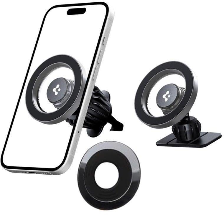 Spigen MFT13 MagSafe Car Holder for Cockpit or Air Vent - Silver