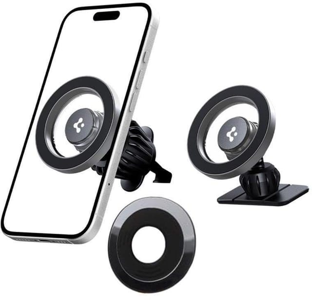 Spigen MFT13 MagSafe Car Holder for Cockpit or Air Vent - Silver