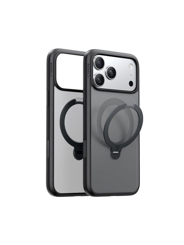 Torras Ostand Q3 Spin - black - iPhone 17 Pro
