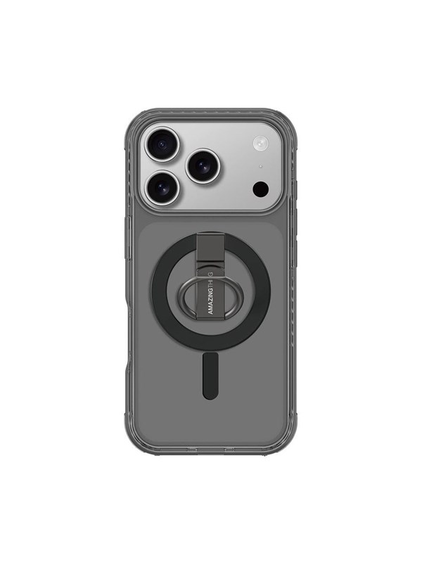 AmazingThing Titan Pro Grip Ring Set Case for iPhone 17 Pro Max Compatible with MagSafe - Black