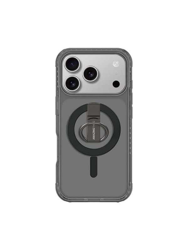 AmazingThing Titan Pro Grip Ring Set Case for iPhone 17 Pro Max Compatible with MagSafe - Black