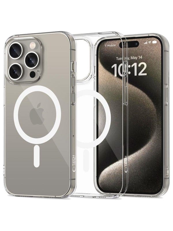 Tech-Protect FlexAir MagSafe Case for iPhone 15 Pro - Clear