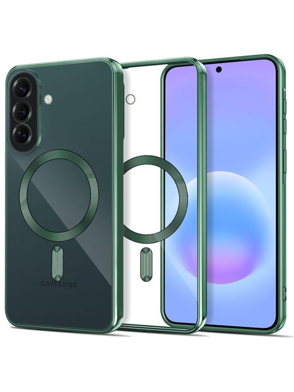 Tech-Protect MagFlex MagSafe Case for Samsung Galaxy A37 5G - Clear Green