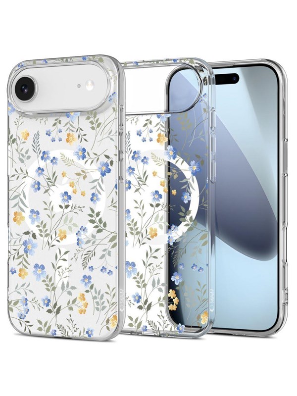 Tech-Protect FlexAir MagSafe Case for iPhone 17 Air - Daisies with Leaves