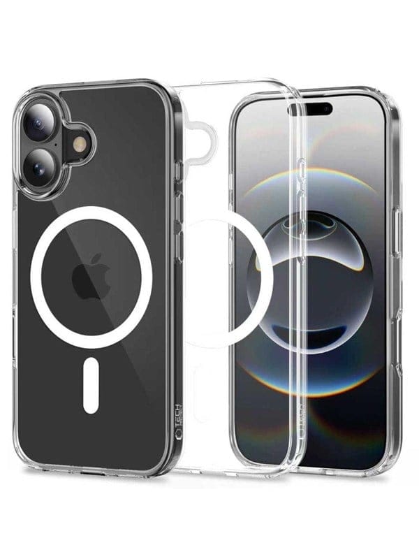 Tech-Protect FlexAir Hybrid MagSafe Case for iPhone 17 - Transparent