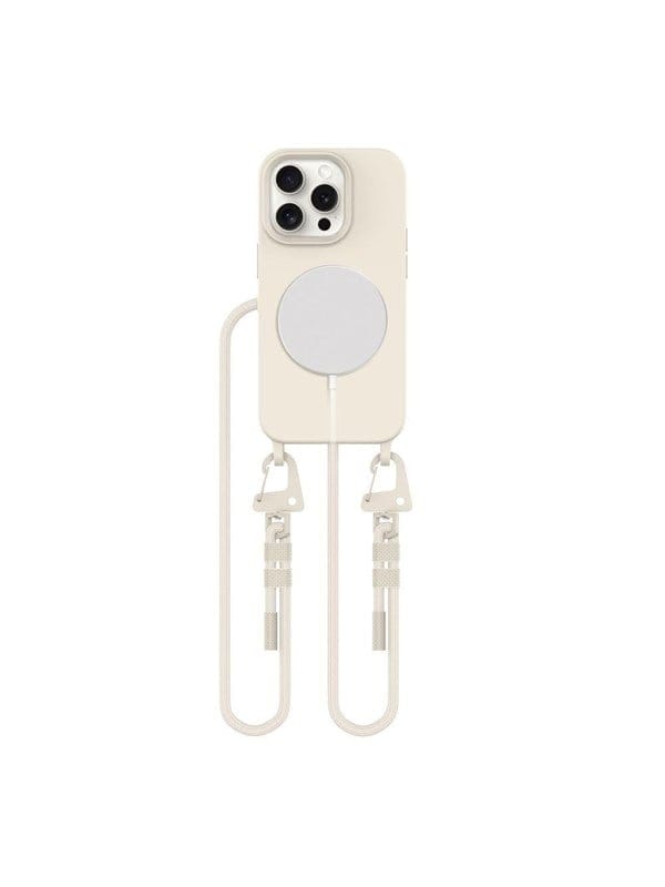 Tech-Protect MagNecklace MagSafe Case for iPhone 15 Pro - Beige