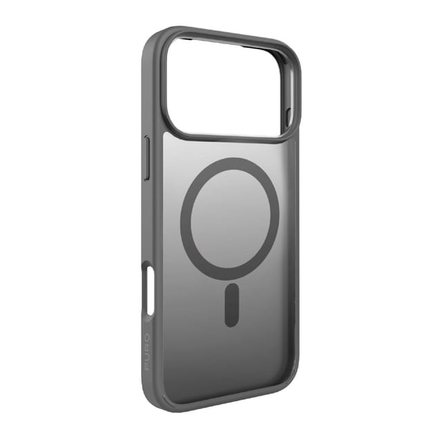 Puro Gradient TPU MagSafe Compatible Case for iPhone 17 Pro Max - Gray