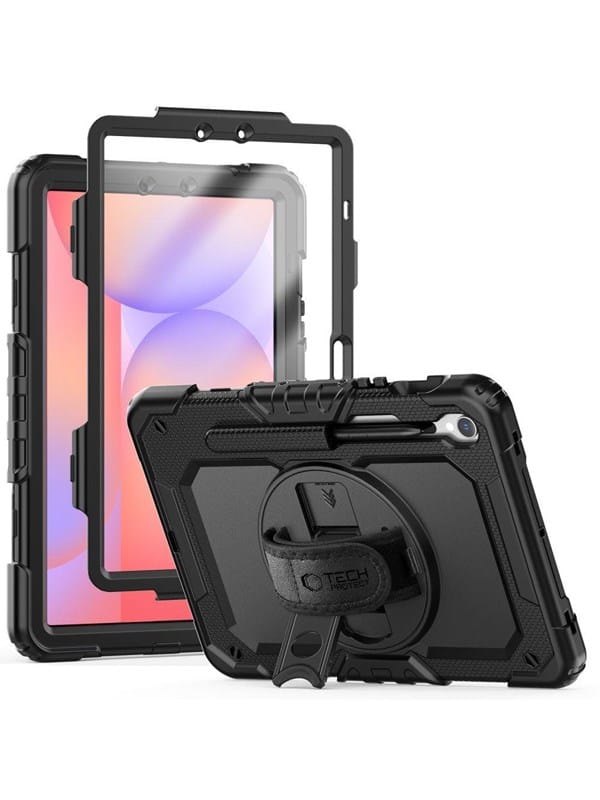 Tech-Protect Solid360 Case for Samsung Galaxy Tab S9 FE 10.9" X510 / X516B - Black