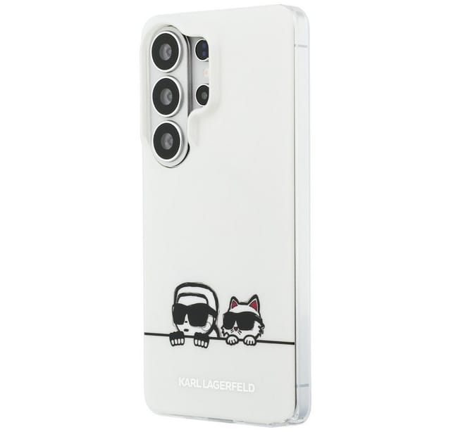 Karl Lagerfeld IML Peekaboo Karl&Choupette MagSafe Case for Samsung Galaxy S26 Ultra - Transparent