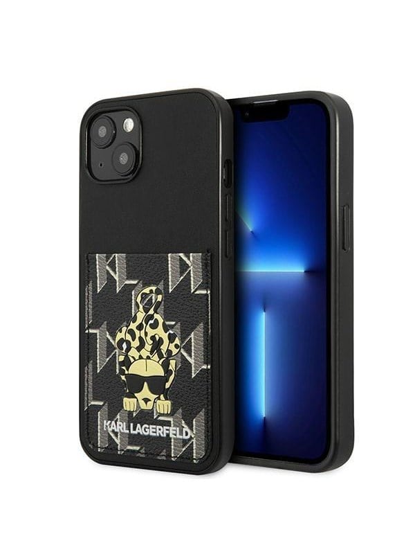 Karl Lagerfeld Karlimals Cardslot case for iPhone 13 - black