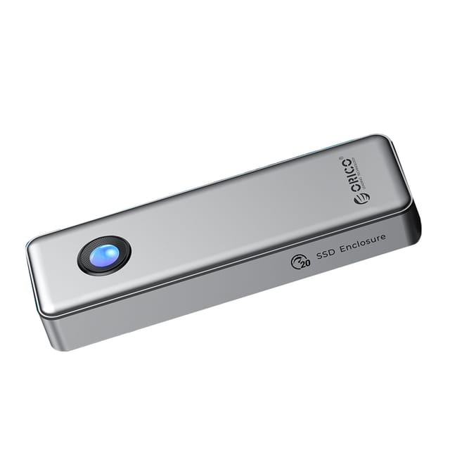 ORICO OUM2-G20 M.2 NVME USB-C 3.2 20Gb/s Disk Drive - Silver