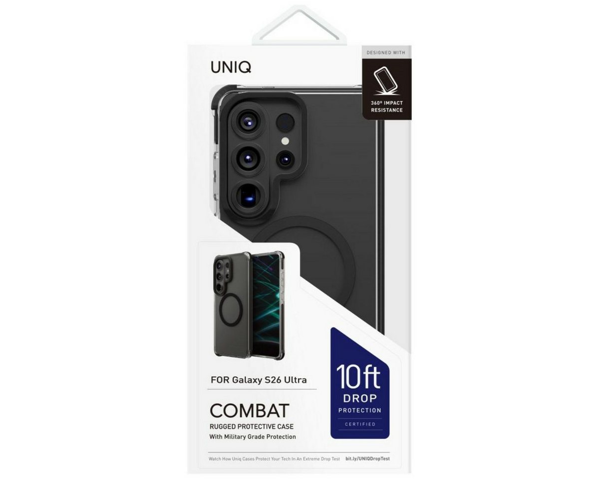 UNIQ Combat Case for Samsung Galaxy S26 Ultra Magclick Charging - Black