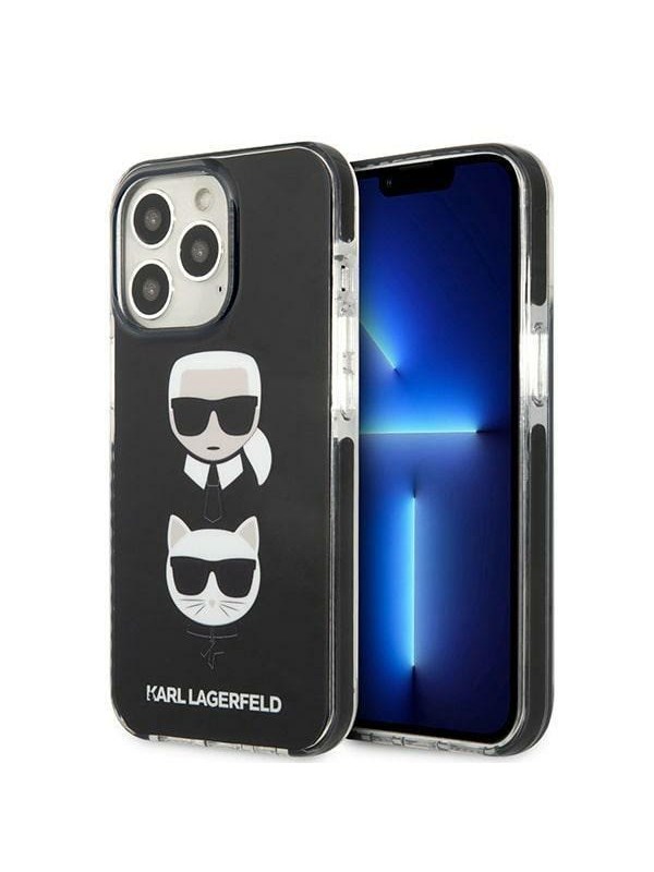 Karl Lagerfeld Karl&Choupette Head Case for iPhone 13 Pro / iPhone 13 - Black