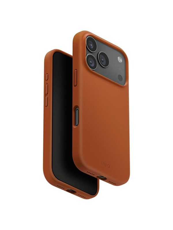 UNIQ Lino Case for iPhone 17 Pro Magclick Charging - Orange