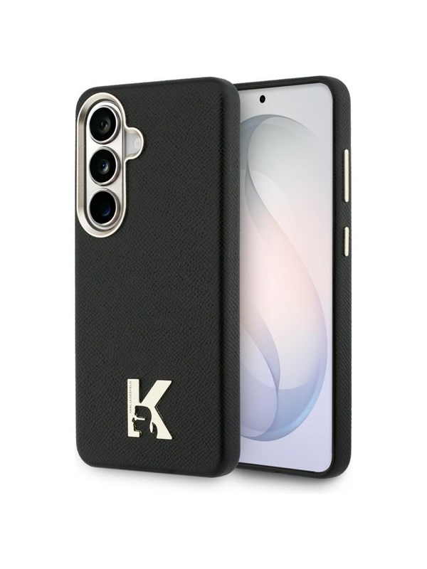 Karl Lagerfeld K Metal Logo MagSafe Case for Samsung Galaxy S26 - Black