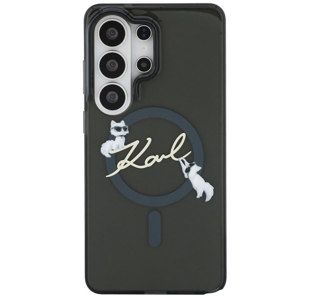 Karl Lagerfeld IML KC Script MagSafe Case for Samsung Galaxy S26 Ultra - Black