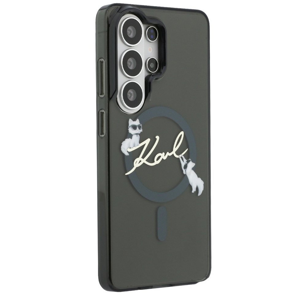 Karl Lagerfeld IML KC Script MagSafe Case for Samsung Galaxy S26 Ultra - Black Bild 5