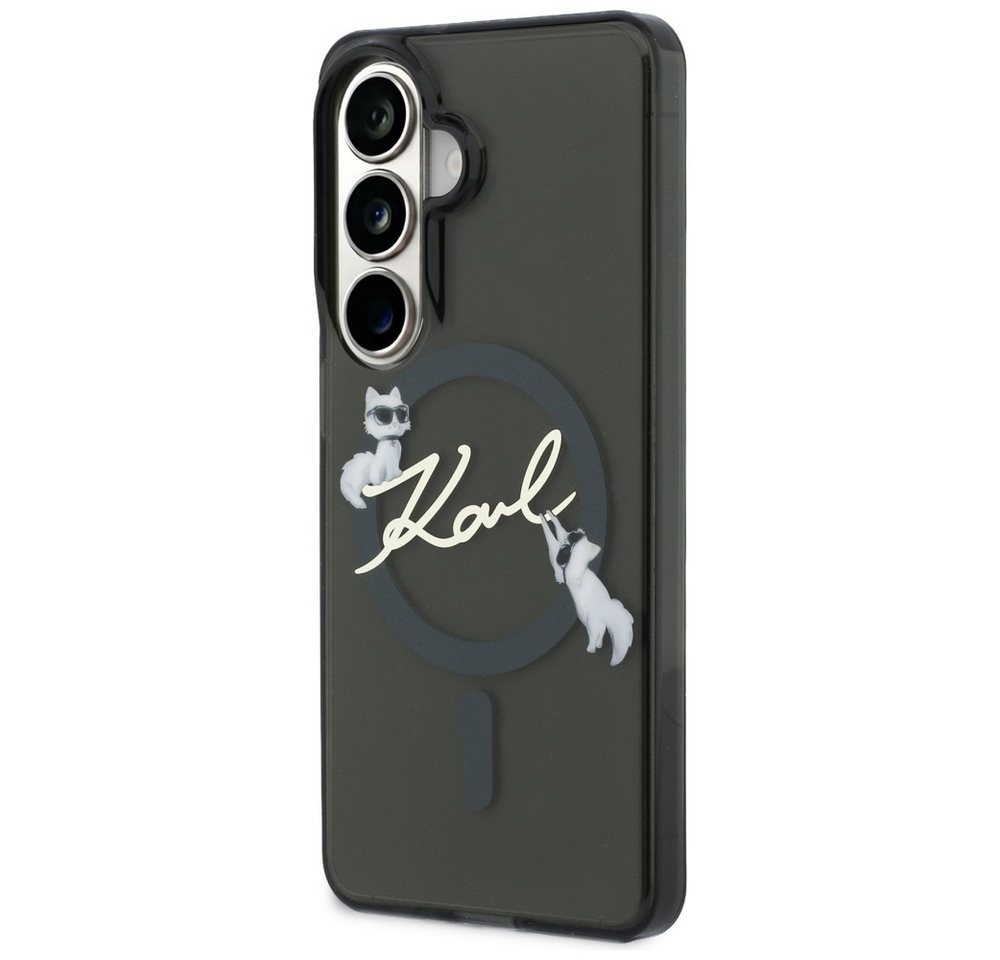 Karl Lagerfeld IML KC Script MagSafe Case for Samsung Galaxy S26 Plus - Black Bild 5