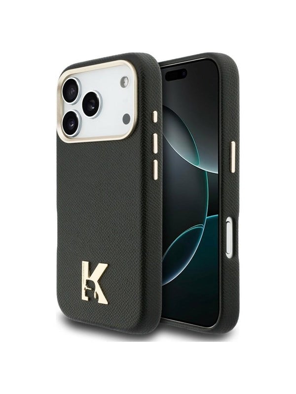 Karl Lagerfeld Karl Head Logo MagSafe Case for iPhone 17 Pro - Black