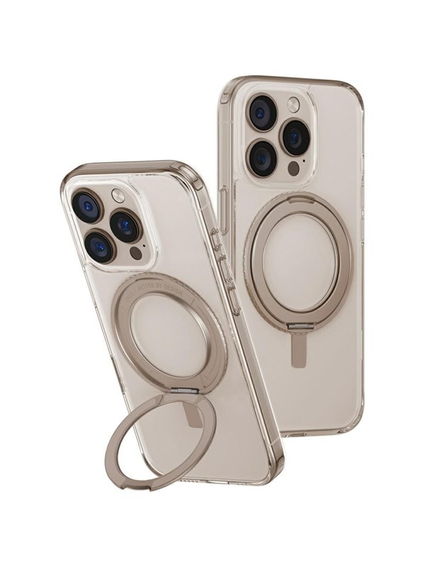 UNIQ Swivix 360 Rotating Kickstand Case for iPhone 16 - Gold