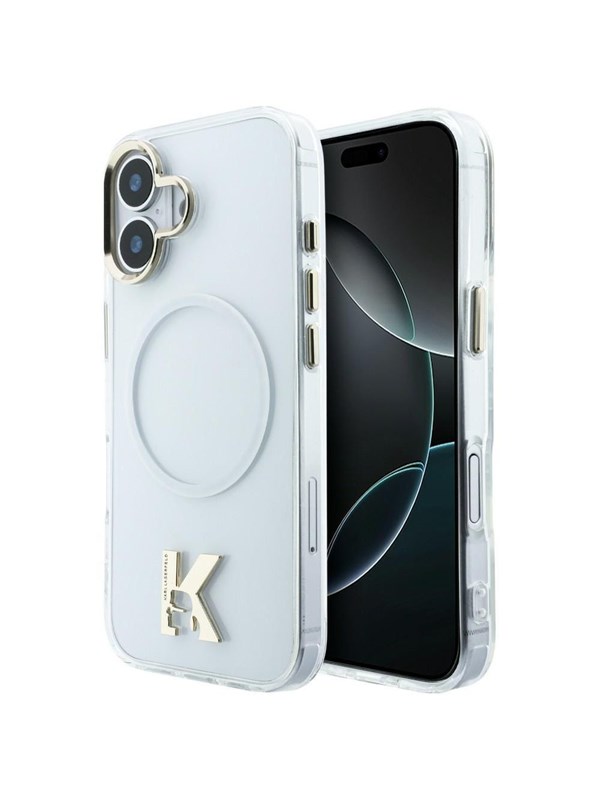 Karl Lagerfeld IML K Head Logo MagSafe Case for iPhone 17 - Clear