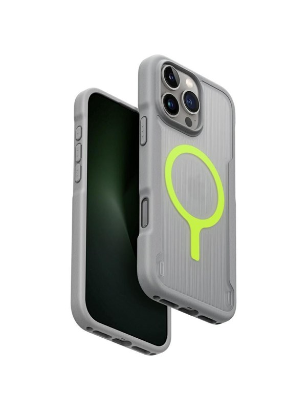 UNIQ Combat Active Magclick Charging Case for iPhone 16 Pro Max - Grey