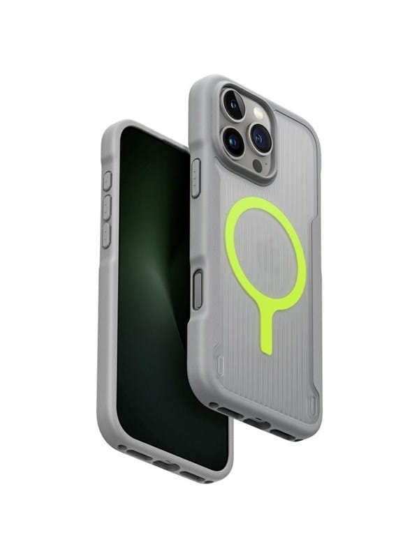 UNIQ Combat Active Magclick Charging Case for iPhone 16 Pro Max - Grey