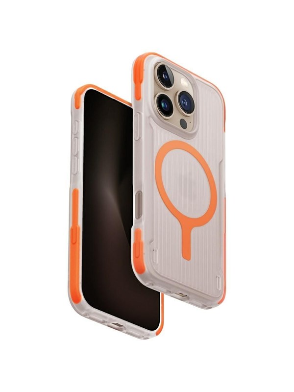 UNIQ Combat Active Magclick Charging Case for iPhone 16 Pro - Orange