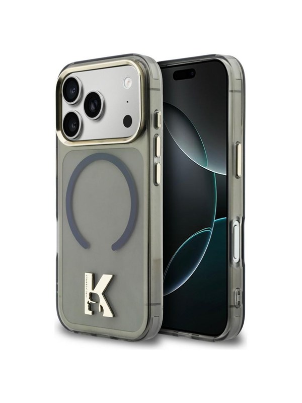 Karl Lagerfeld IML K Head Logo MagSafe Case for iPhone 17 Pro - Black