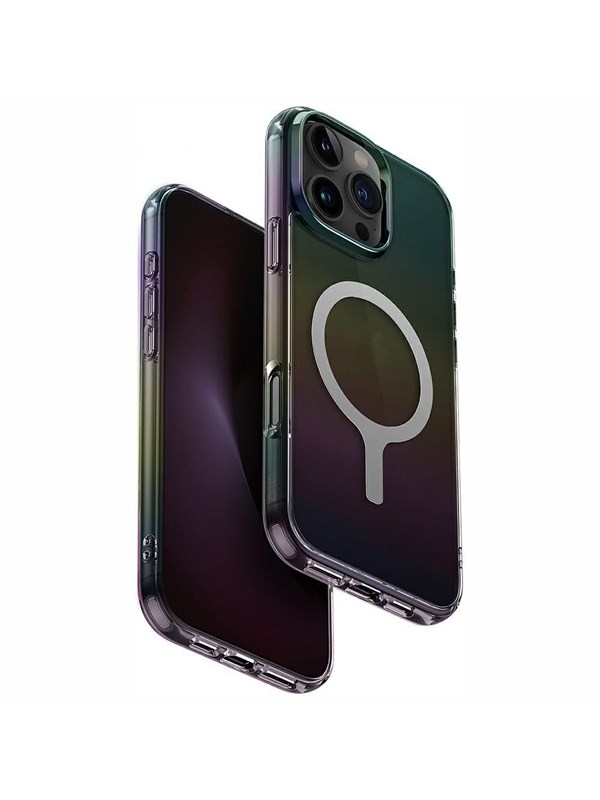 UNIQ Iridescia Magclick Charging Case for iPhone 16 Pro Max - Black