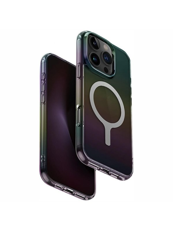 UNIQ Iridescia Magclick Charging Case for iPhone 16 Pro - Black