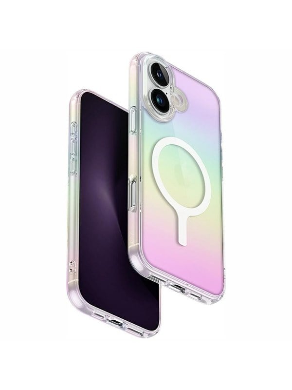 UNIQ Iridescia Magclick Charging Case for iPhone 16 Plus - Multicolor
