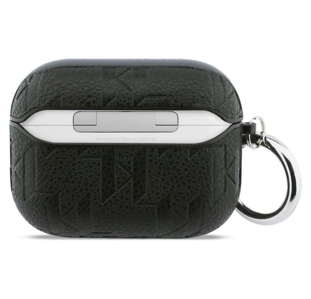 Karl Lagerfeld Monogram Karl & Choupette Head Case for AirPods Pro 3 - Black