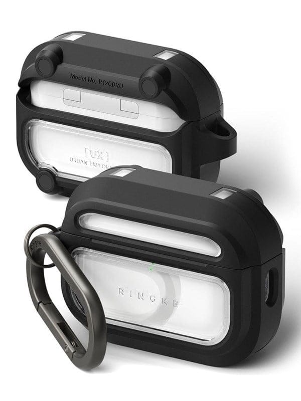 Ringke UX Magnetic Case for AirPods Pro 3 - Black and Clear