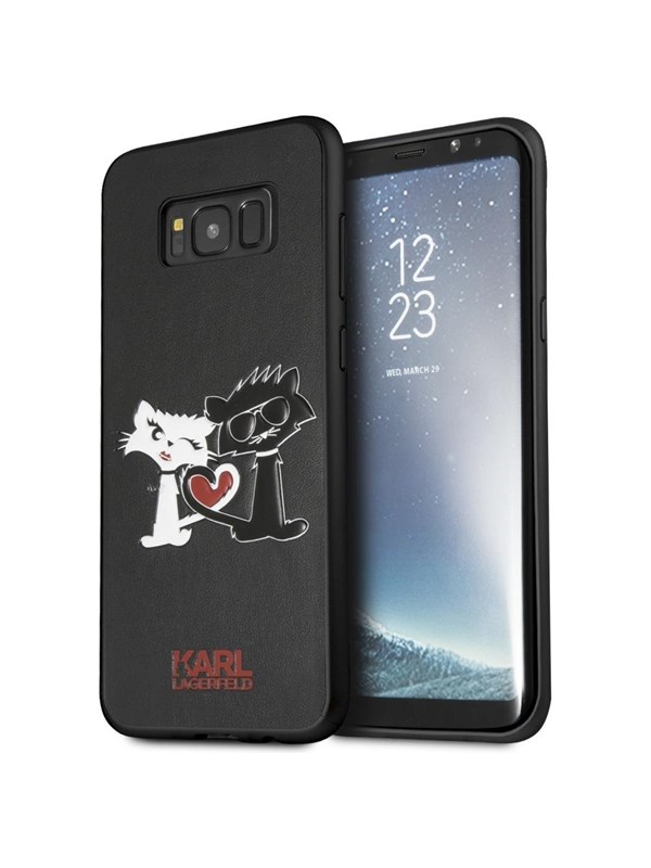Karl Lagerfeld Choupette In Love Case for Samsung Galaxy S8 Plus - Black
