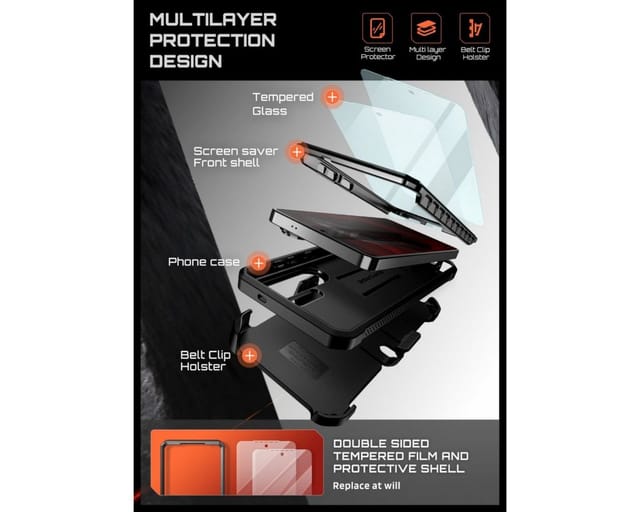 SUPCASE Unicorn Beetle Pro 2-Pack Case for Samsung Galaxy S26 Ultra - Black