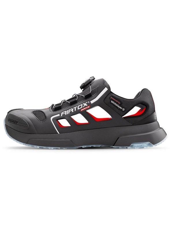 AIRTOX FS22 Sicherheitssandale ATX, schwarz/rot - Gr. 45