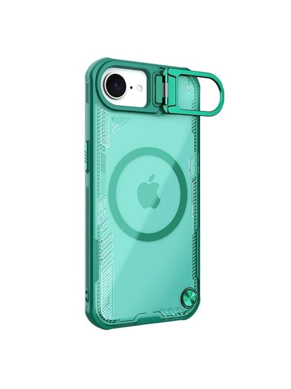Nillkin Iceblade Prop Magnetic Case with Stand for iPhone 16e / 17e - Green