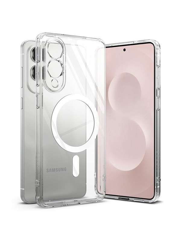 Ringke Fusion Magnetic MagSafe Case for Samsung Galaxy S25 Edge - Transparent