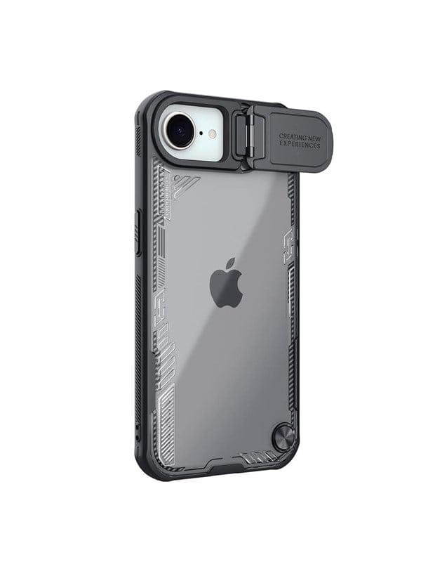 Nillkin Iceblade Prop Case with Lens Cover and Stand for iPhone 16e / 17e - Black